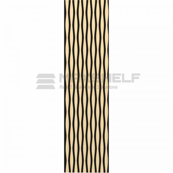 Acoustic Wave 2 Wall Panel – Oak (600mm × 2400mm)