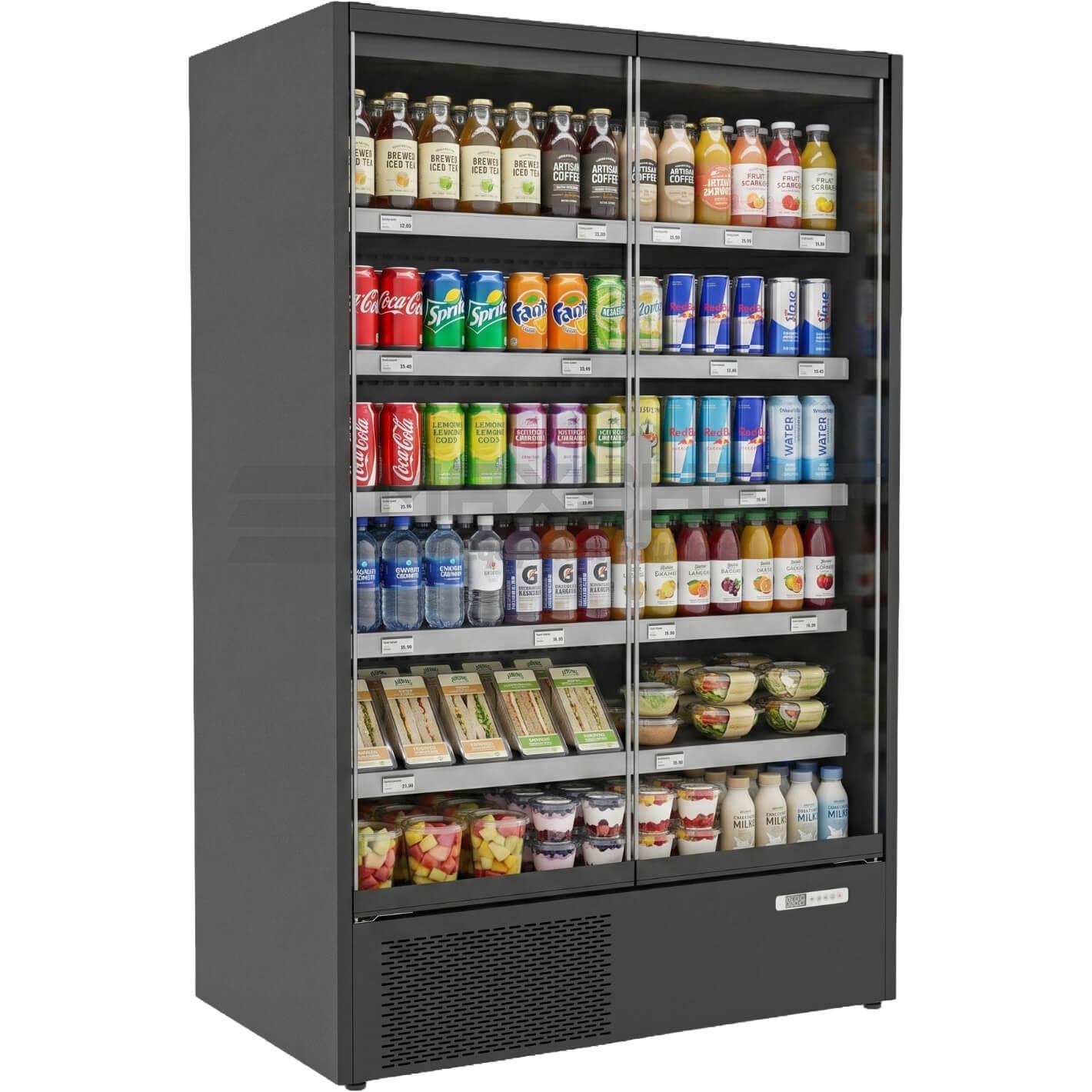 uk05ページ2-⑪ Double Glass Door Upright Chiller 2010mm x 1310mm x 740mm