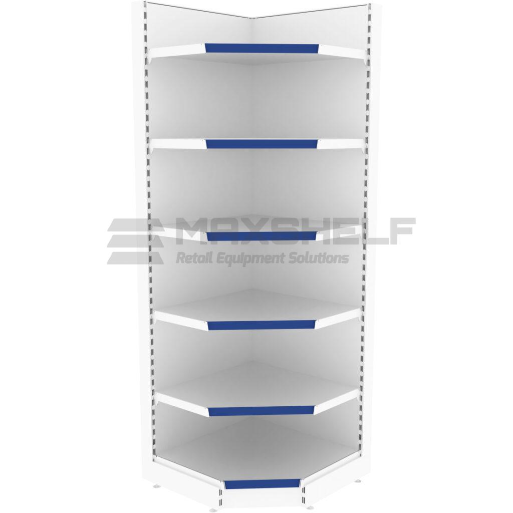 Internal Corner Shelving 90 degree - Maxshelf - Retail Equipment Solutions