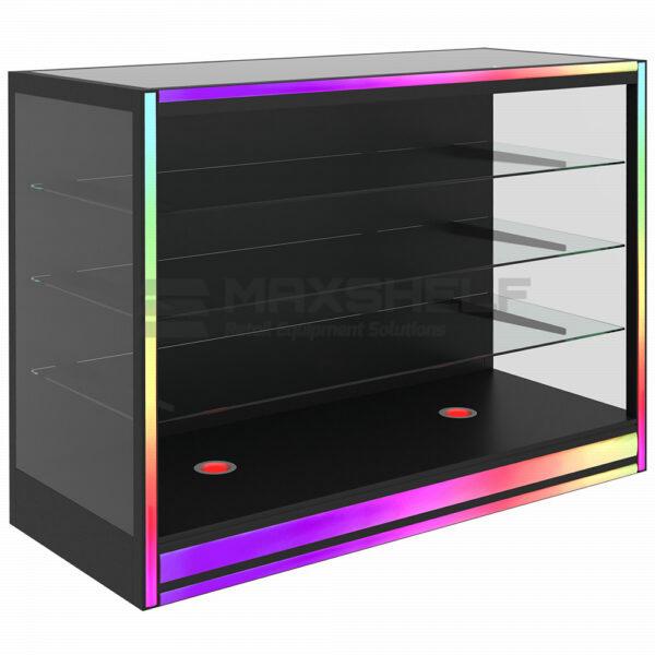 RGB Rainbow LED Glass Display Counter