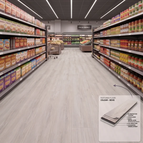 Revie LVT Flooring Tiles 182x1220x5mm – 2sqm