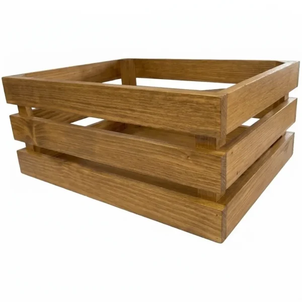 Wooden Display Crate 500 x 400 x 240mm – Retail & Farm Shop Merchandising