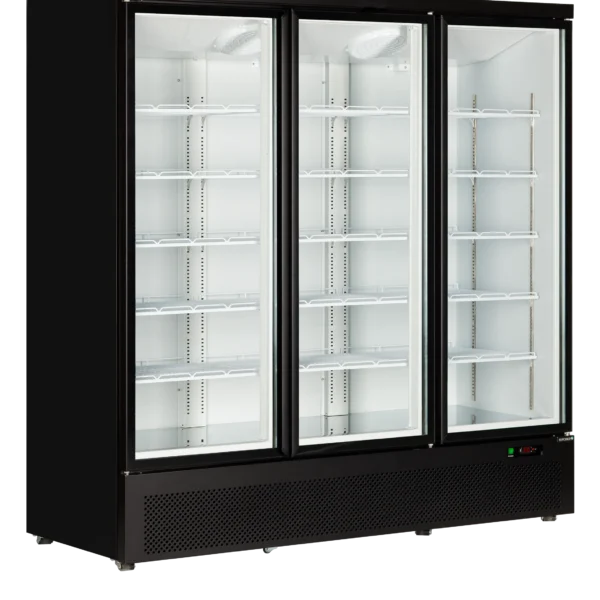 Atom Maxi 3 Door Black Display Freezer F3DB