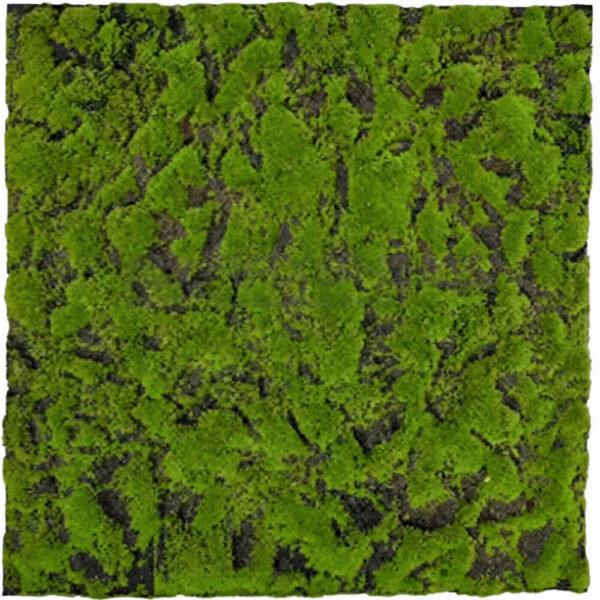 Short Leafy Mid-Green Artificial Plant Panel 100x100cm | Natural Grass Look