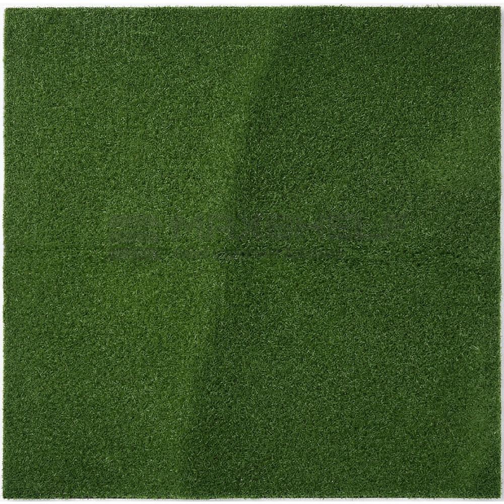 Turf Finish Flat Dense Dark Grass Wall Panel 100x100cm | Maxshelf UK