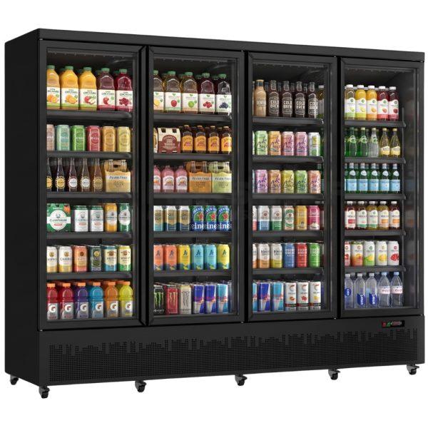 VMAX 4 Door Upright Bootle Cooler Display Fridge – Commercial Chiller