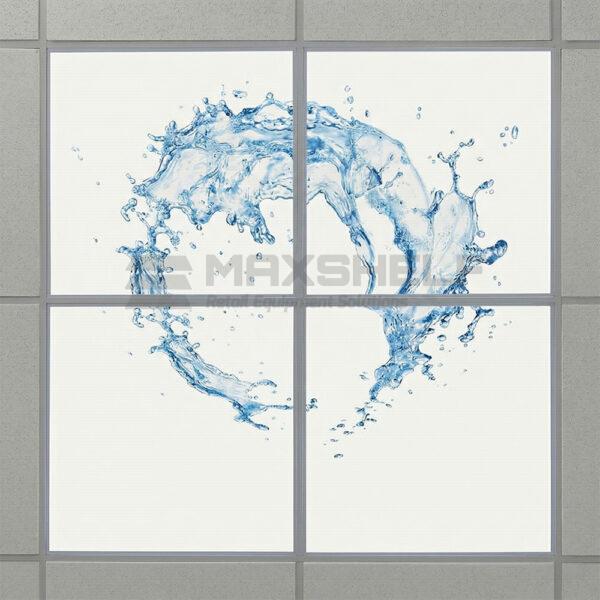 VMAX Water Effect LED Ceiling Light Panel – Set of 4 | Ripple Sky Effect | 600×600mm