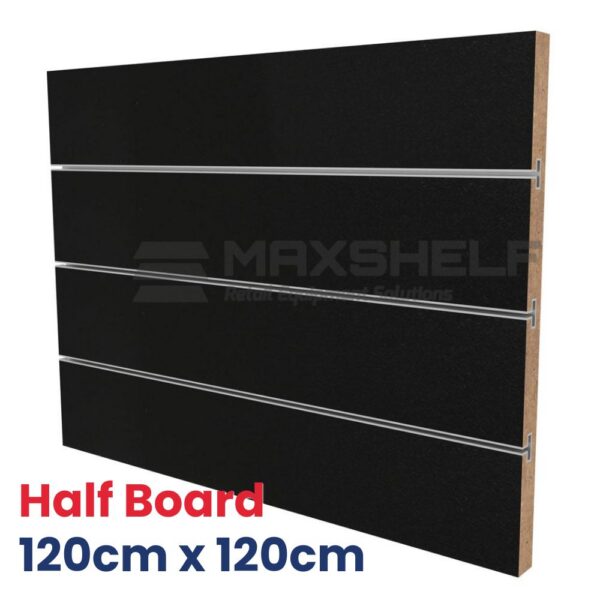 Slat Panel Black Double Sided VMAX 120cm x 120cm