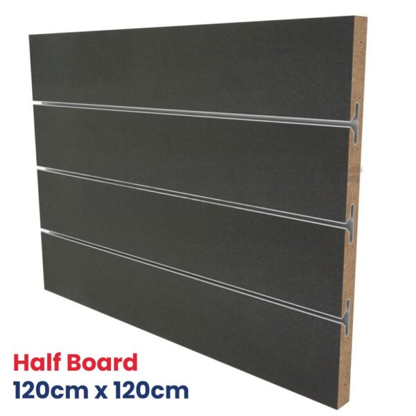 Slat Panel Graphite Grey Double Sided VMAX 120cm x 120cm