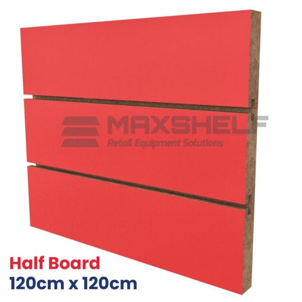Slat Panel Red Double Sided VMAX 120cm x 120cm