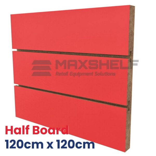 Slat Panel Red Double Sided VMAX 120cm x 120cm
