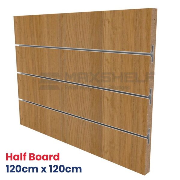 Slat Panel Rustic Oak Double Sided VMAX 120cm x 120cm