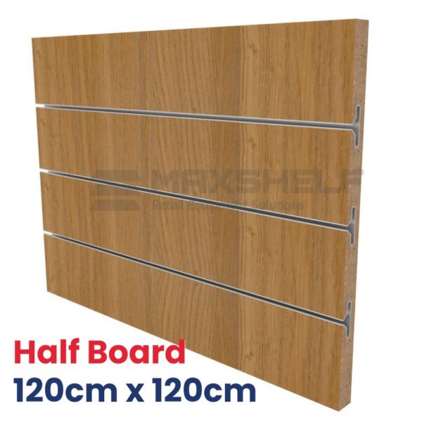 Slat Panel Rustic Oak Double Sided VMAX 120cm x 120cm