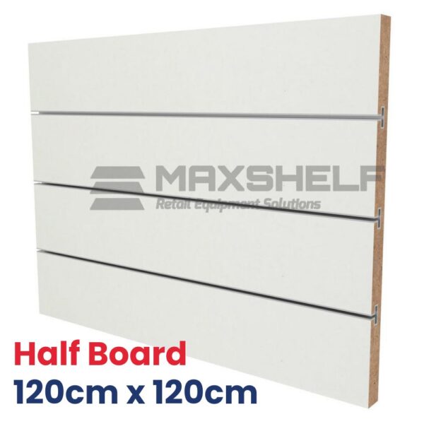 Slat Panel White Double Sided VMAX 120cm x 120cm