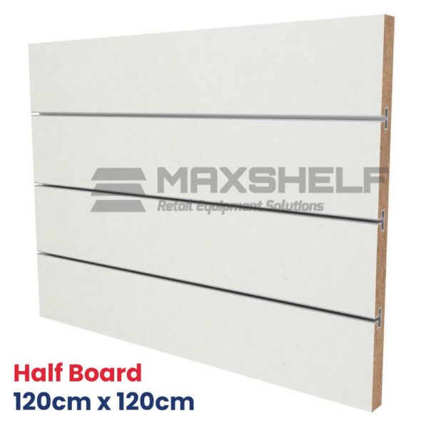 Slat Panel White Double Sided VMAX 120cm x 120cm