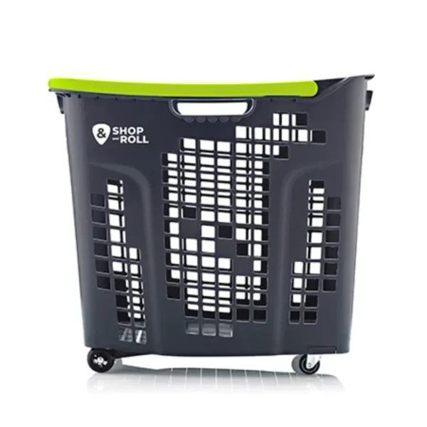 PLASTIC LOOP BASKET 80L - Green