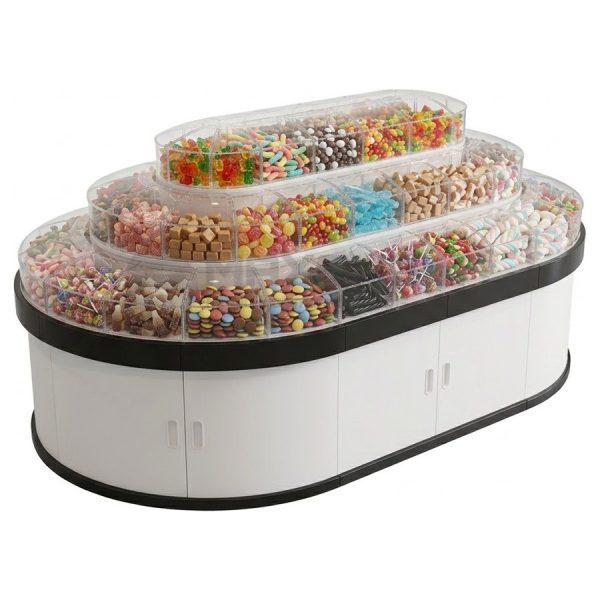 3 Tier Central Pick And Mix Stand