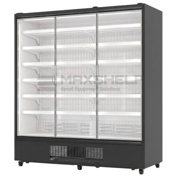 VMAX Triple Door Upright Tall Display Fridge