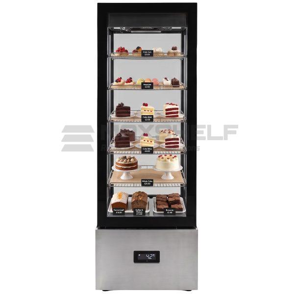Commercial Upright Chilled Display Case 5 Shelves