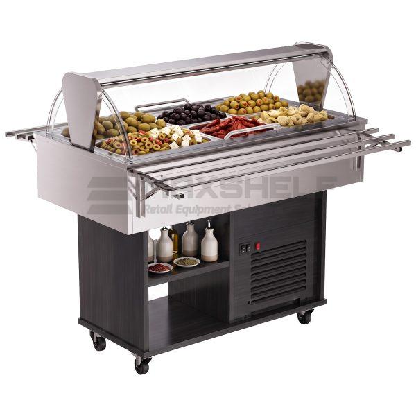 Refrigerated Buffet Display Bar 6 Pots, ideal for Olives
