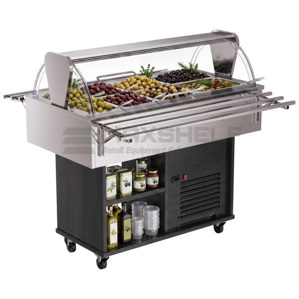 Refrigerated Buffet Display Bar 8 Pots, ideal for Olives
