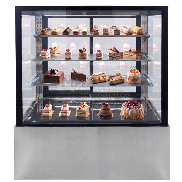 Refrigerated Patisserie Showcase Display 3 Shelves W1200mm