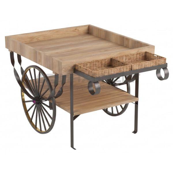 2 Tier Decorative Horse Carriage Stand
