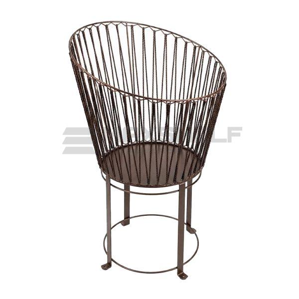 Nylon Rope Slanted Round Display Stand – H900 × D540 × W392mm