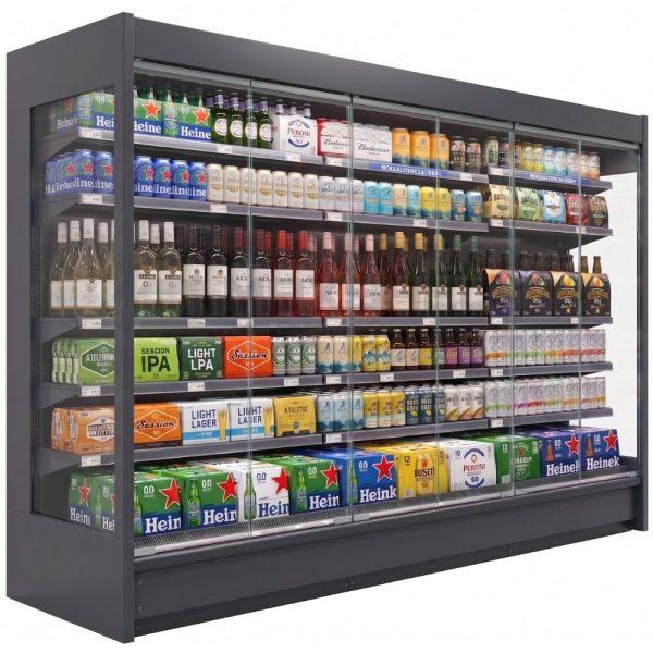 Vmax Remote Multideck Chiller Glass Door 1875mm
