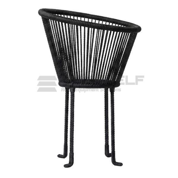 Nylon Rope Slanted Round Display Stand – H900 × D540 × W392mm