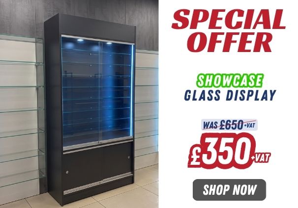 Showcase Glass Display Offer