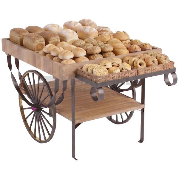 Market Carriage Display Cart – Bread & Bakery