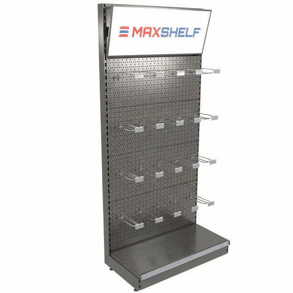 Pegboard Unit With Led Canopy