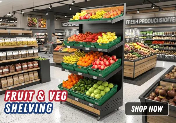 Fruit and Vegetable Shelving Units and Displays