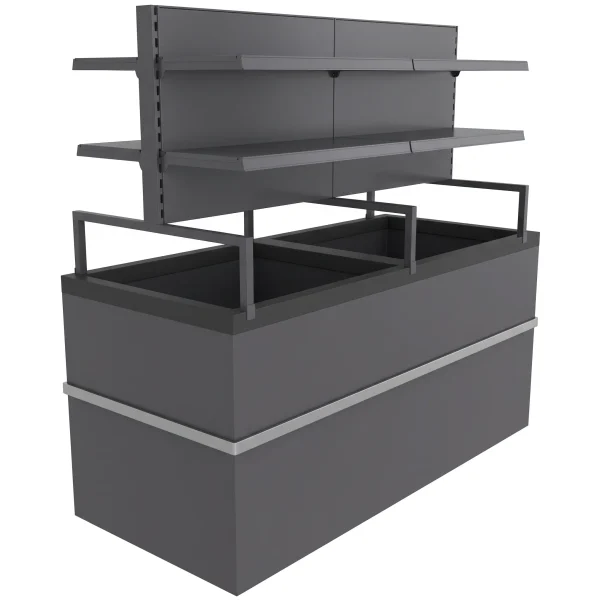 Gondola Over Chest Freezer Shelving