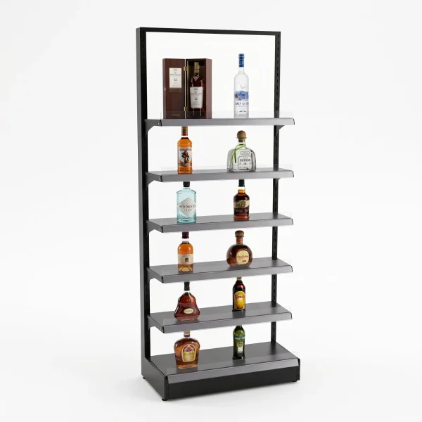 Illuminated Back Panel Shelving Units