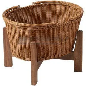 20L Shopping basket – Natural | Round with Handles