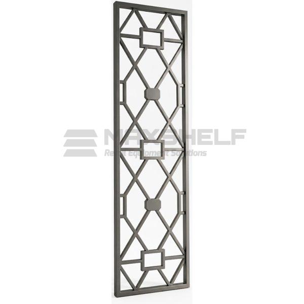 Graphite Metal Decorative Side Panel – Squares
