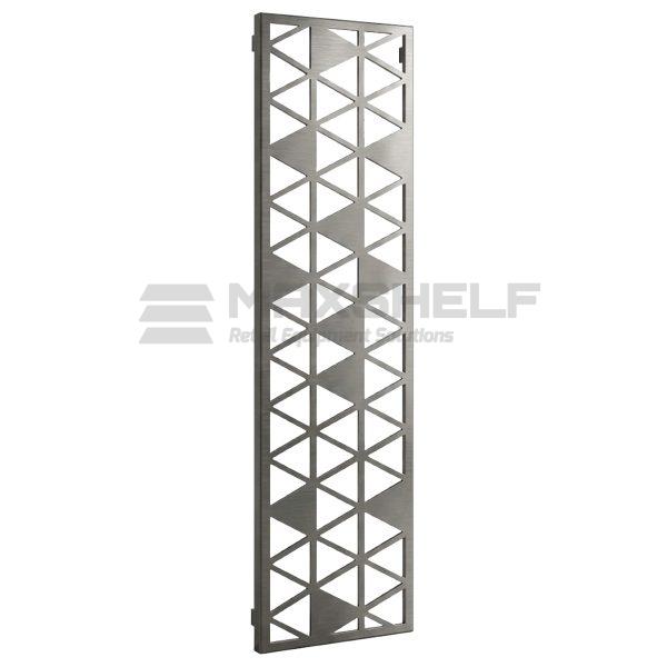 Graphite Metal Decorative Side Panel – Triangles