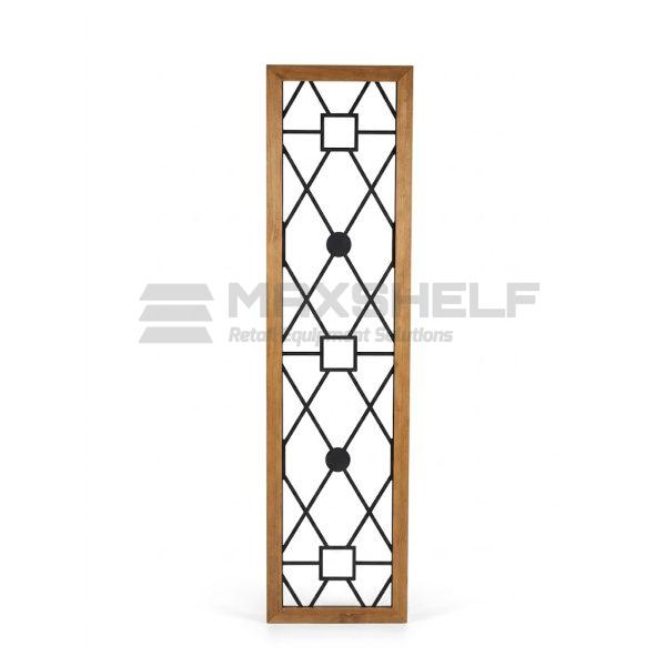 Wood Frame for Metal Decorative Side Panel